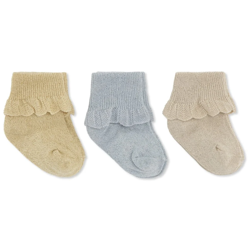 Konges Sløjd - Chaussettes à volants (lot de 3) – Image 5