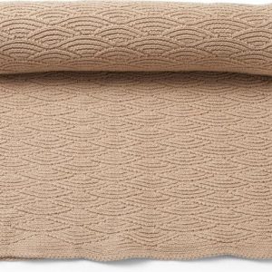 Konges Sløjd - Couverture en coton tricoté avec ajourtricot