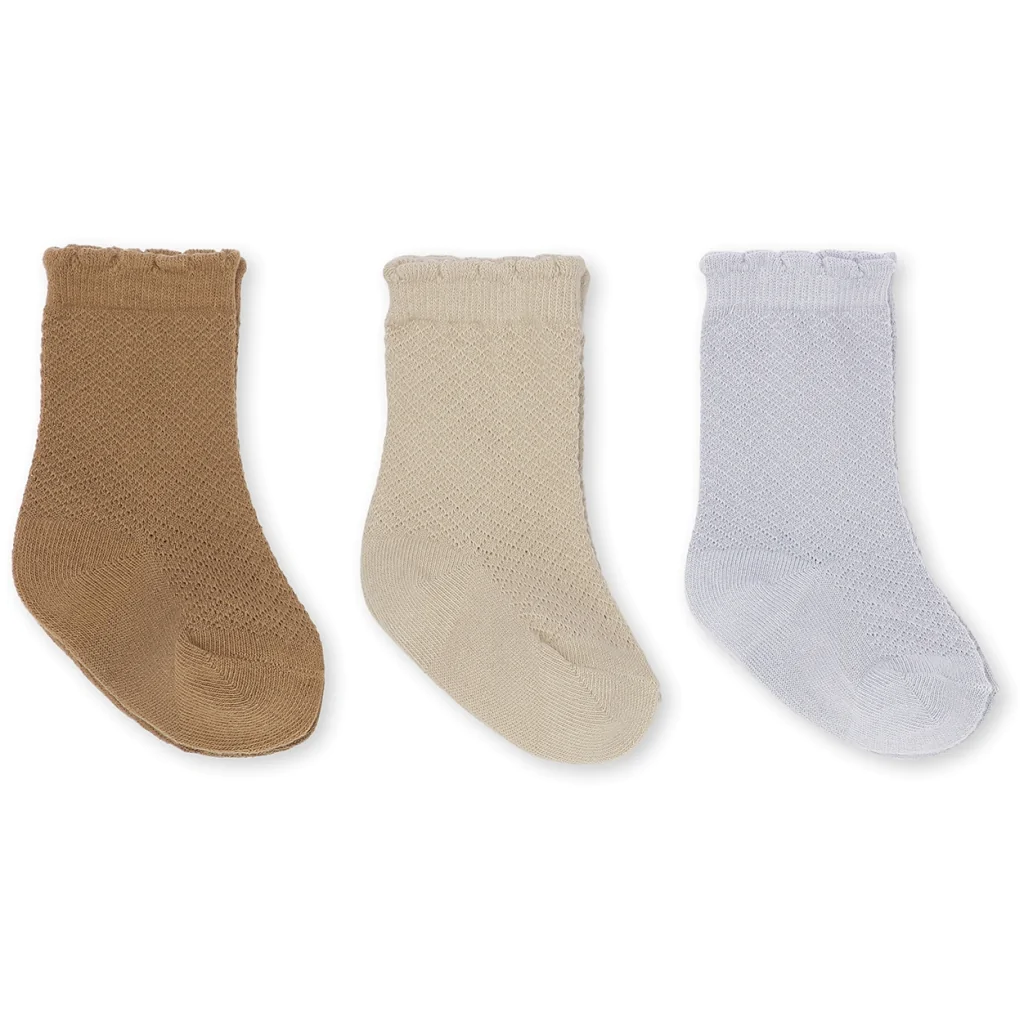 Konges Sløjd - Chaussettes Pointelle (lot de 3) – Image 3