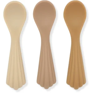 Konges Sløjd - Cuillères en silicone pour bébé (lot de 3)