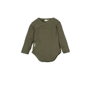 Little Indians Baby Coversleeve manches longues Dusty olive