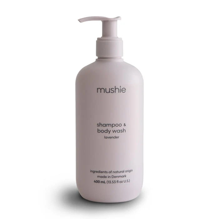 Mushie - Shampooing et gel douche pour bébé à la lavande
