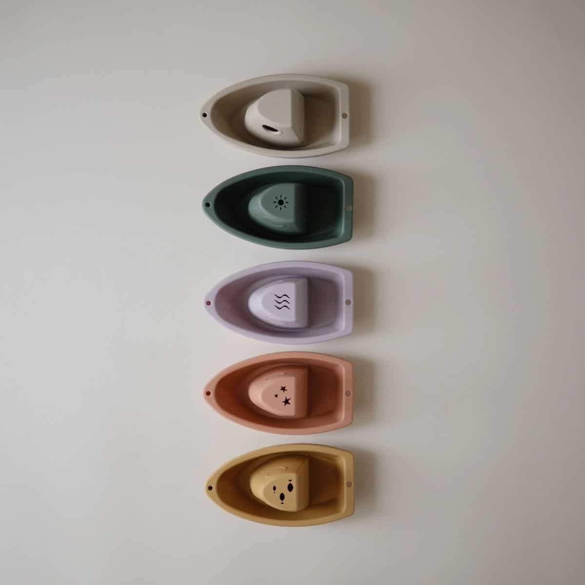 Mushie - Jouets de bain - Bateaux de bain empilables – Image 6