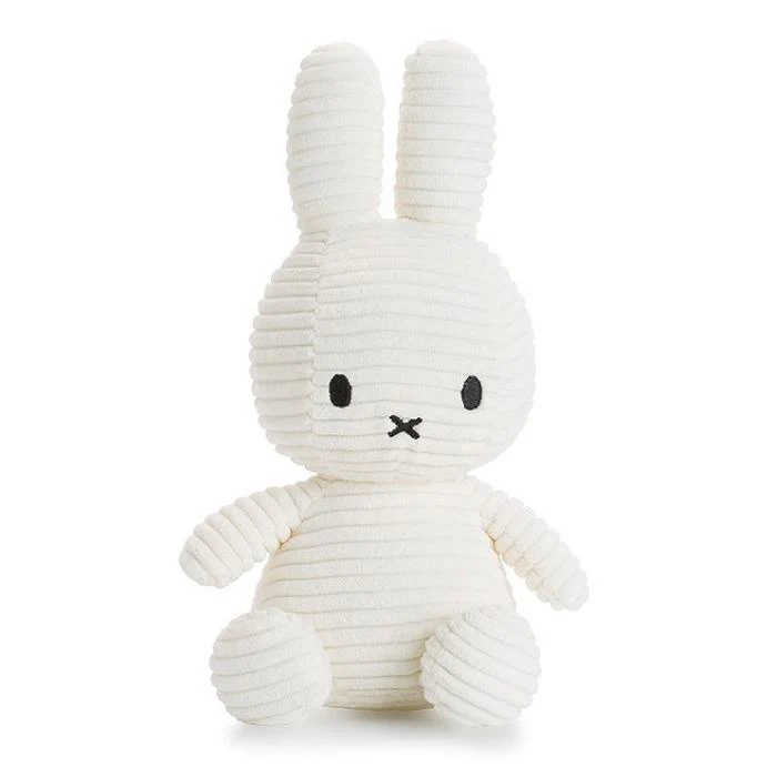 Peluche Miffy en velours côtelé (23cm) – Image 4