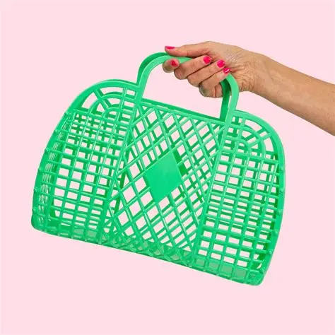 Small Retro Basket - Vert