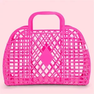 Small Retro Basket - Framboise