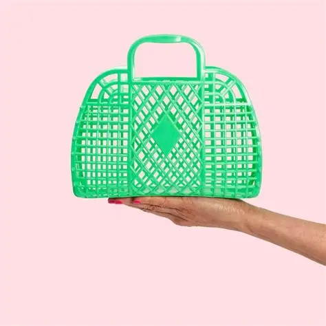 Small Retro Basket - Vert – Image 3