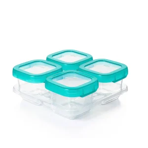 OXO TOT Récipients de conservation au congélateur pour aliments pour bébés (4 x 180 millilitres)