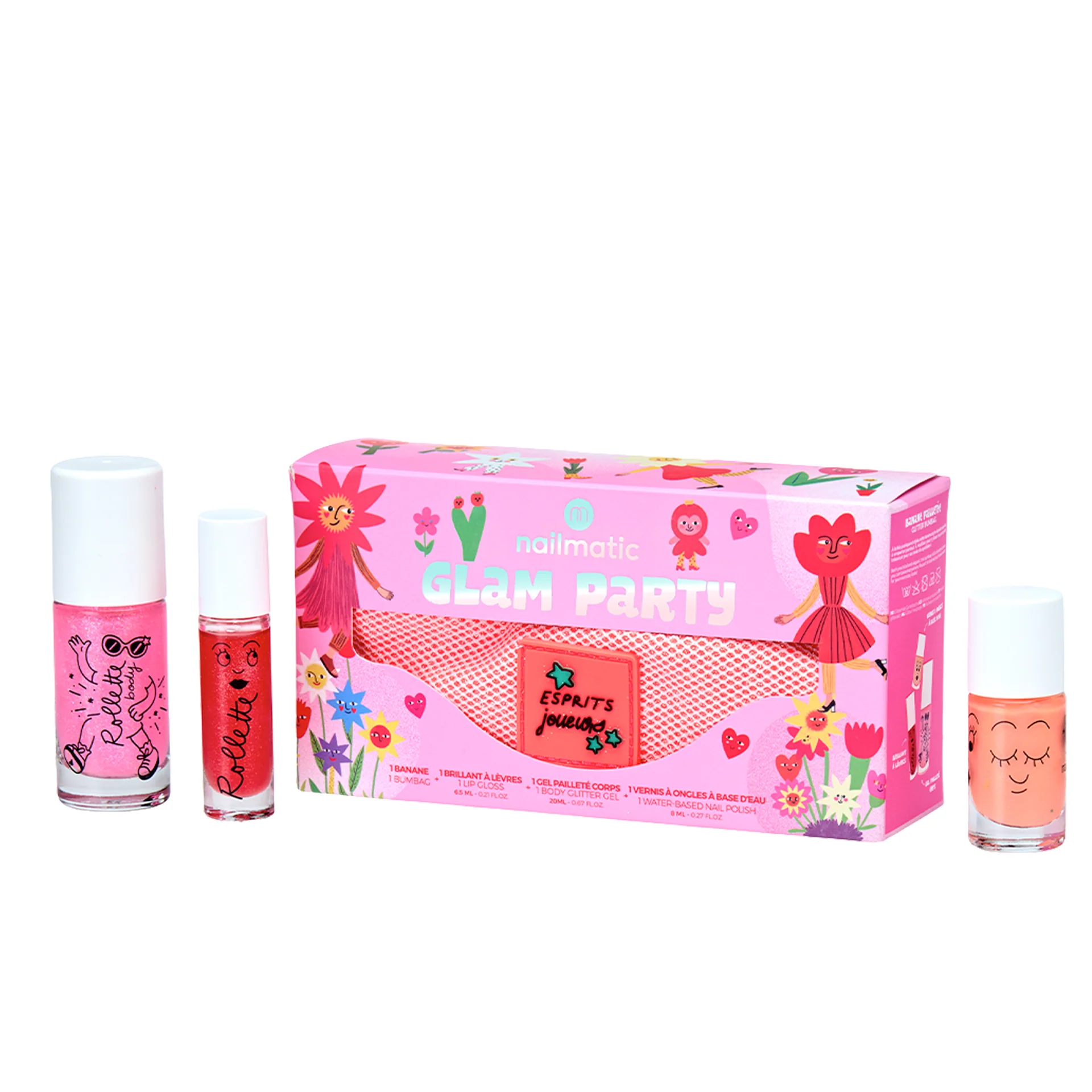 La Banane avec 1 Roller à paillettes+ 1 Vernis + 1 Roller à lèvres - Glam Party – Image 3