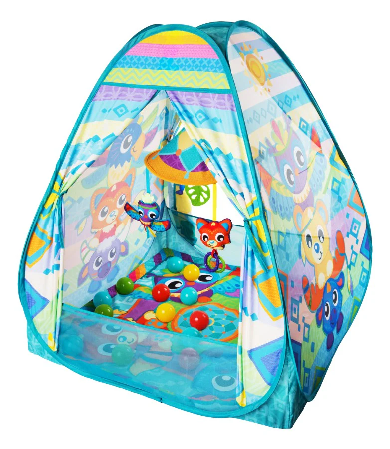 Playgro - Convert Me Teepee Ball Activity - Tapis de jeu avec balles – Image 2