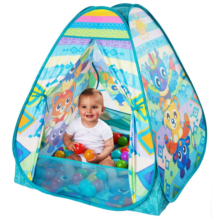 Playgro - Convert Me Teepee Ball Activity - Tapis de jeu avec balles – Image 4