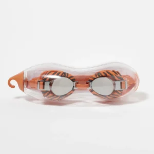 Sunnylife - Lunettes de plongée pour enfants - Protection UV et antibuée - Tully le tigre