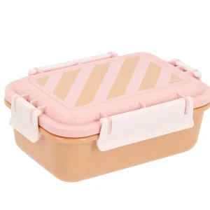 Boîte à goûter rose Stripes - Bento