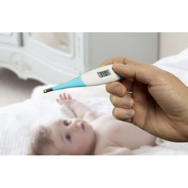 Alecto - BC-19 Thermomètre digital avec alarme de fièvre et fonction mémoire - Bleu – Image 3