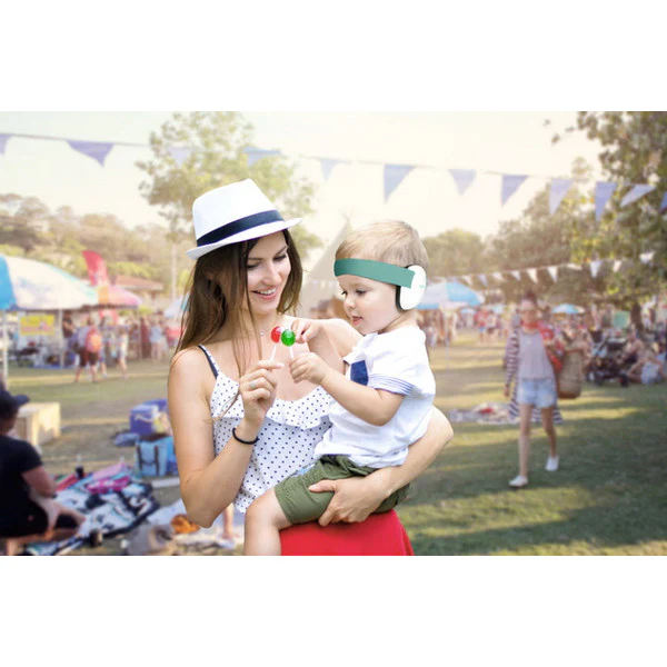 Alecto BV-72 - Protecteur auditif pour bébés et jeunes enfants - blanc/vert menthe – Image 5