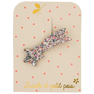 Barrette étoile filante - Argent multi