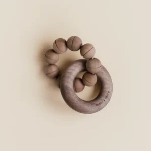 Dentition et cordon - anneau de dentition Ezra - Noyer