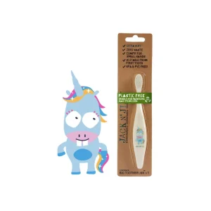 Jack N' Jill - Brosse à dents - Brosse à dents bio Licorne - Spécialement pour les enfants