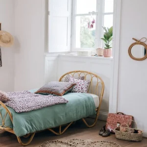 Miroir en rotin Pomme