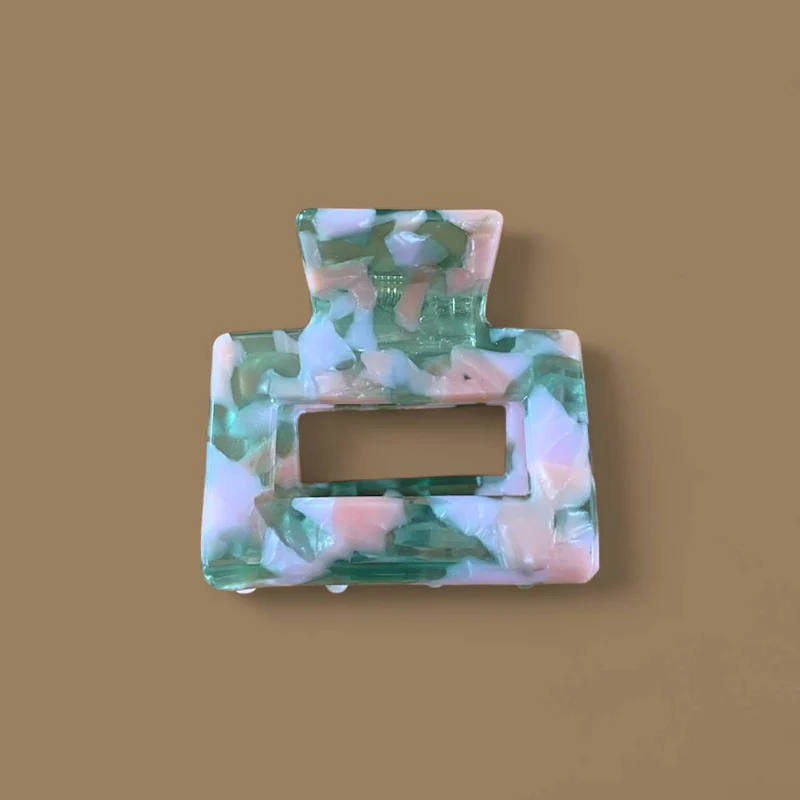 Pince croco GM - Vert/rose – Image 2