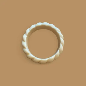 Jonc écru torsadé MM - Acétate de cellulose