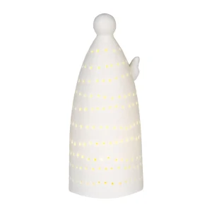 Ange en Porcelaine LED - Grand