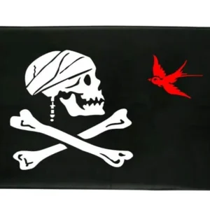 Drapeau Pirate Oiseau de jack sparrow