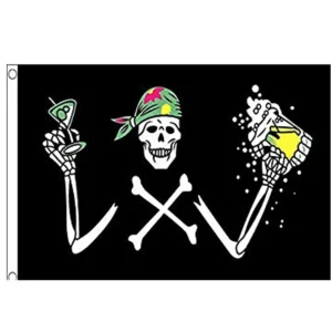 Drapeau Pirate Rigolo