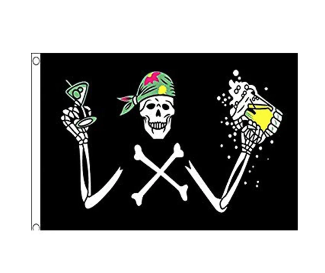 Drapeau Pirate Rigolo