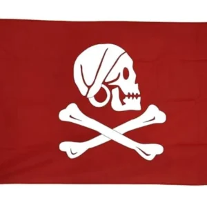 Drapeau Pirate Rouge