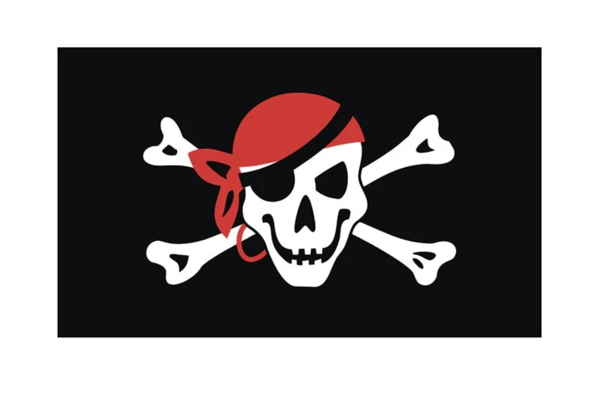 Drapeau Pirate TĂȘte de Mort
