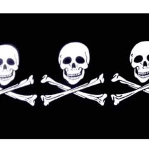 Drapeau Pirate triple roger