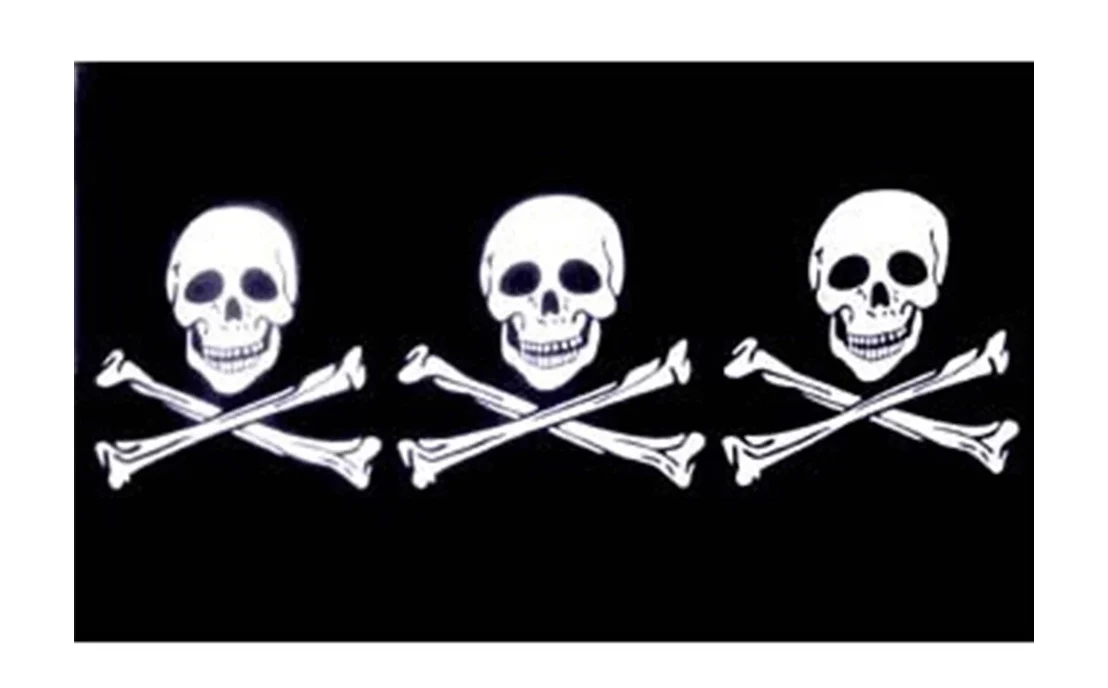 Drapeau Pirate triple roger – Image 2