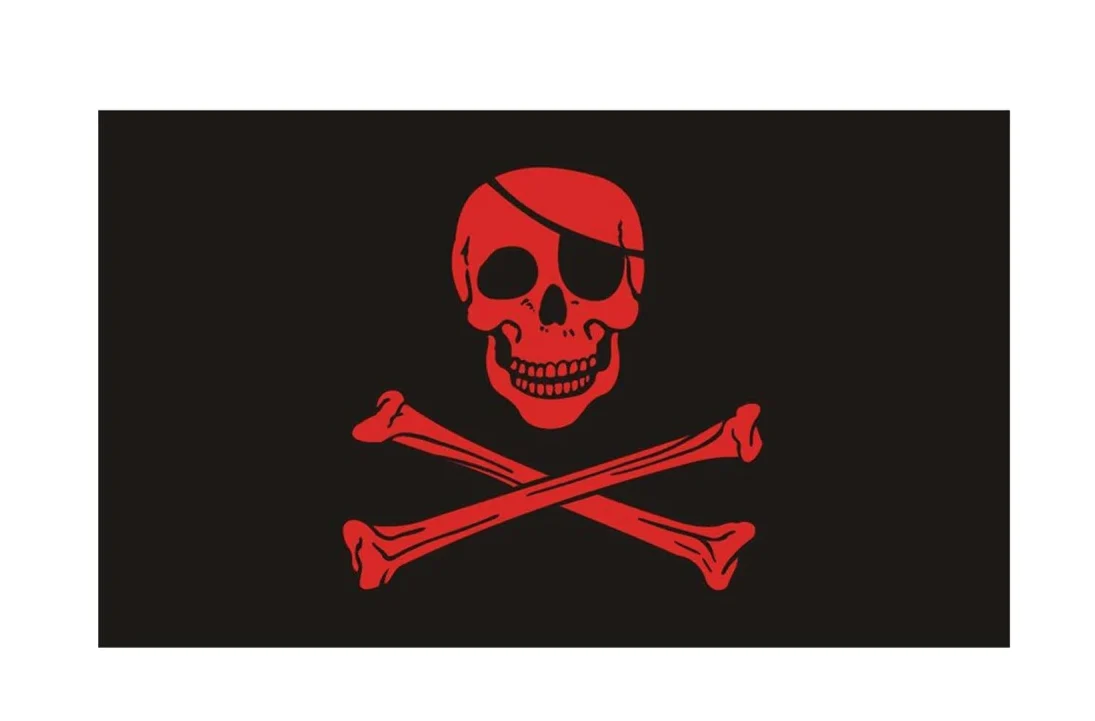 Drapeau Pirate Crâne – Image 2