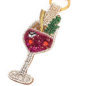 Porte-clés/Charme de sac PINK FIZZ