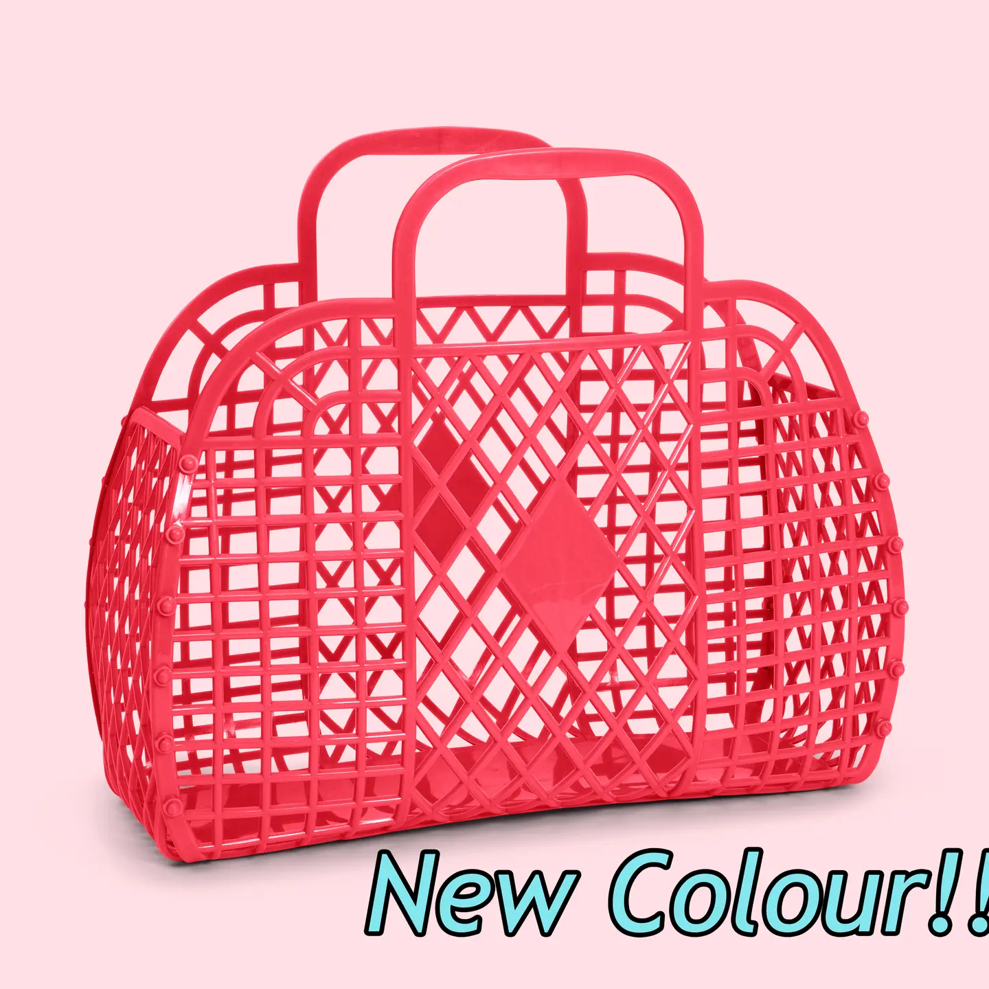 Small Retro Basket - Rouge