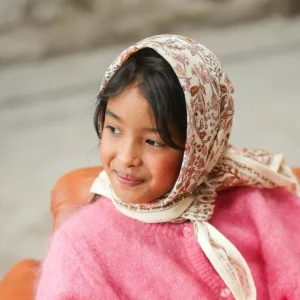 Foulard grand format - Rhapsody Poudré