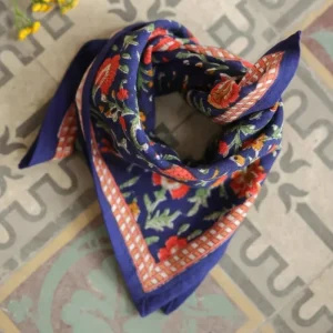 Foulard petit format - Mina Indigo