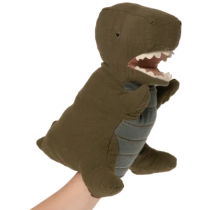 Gantosaurus Rex Marionnette - Vert Kaki