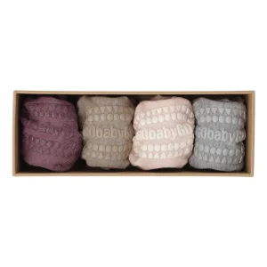 GoBabyGo Combo Box - Chaussettes antidérapantes en bambou
