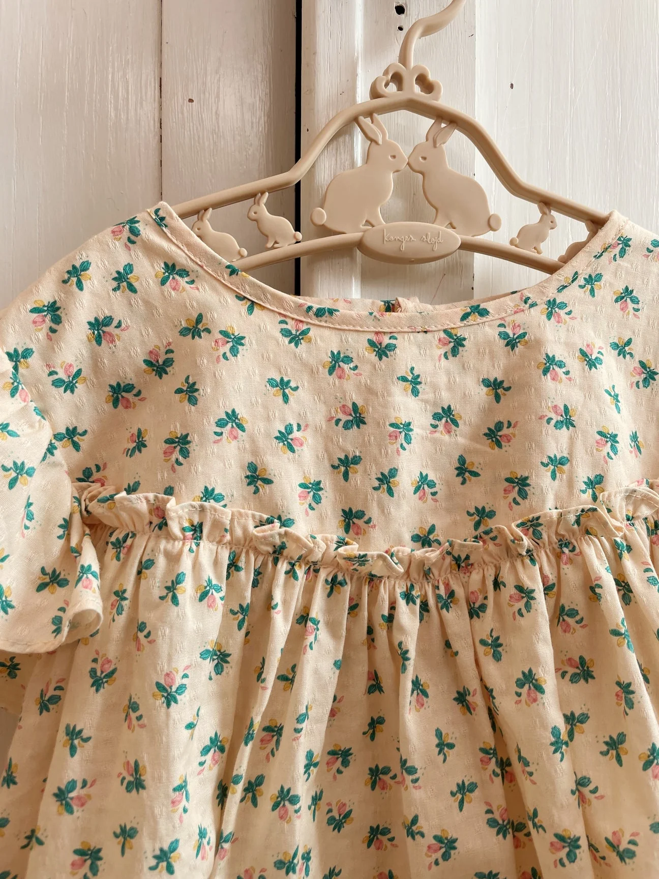 Konges Slojd - Lot de 5 cintres pour enfants - lapin – Image 4