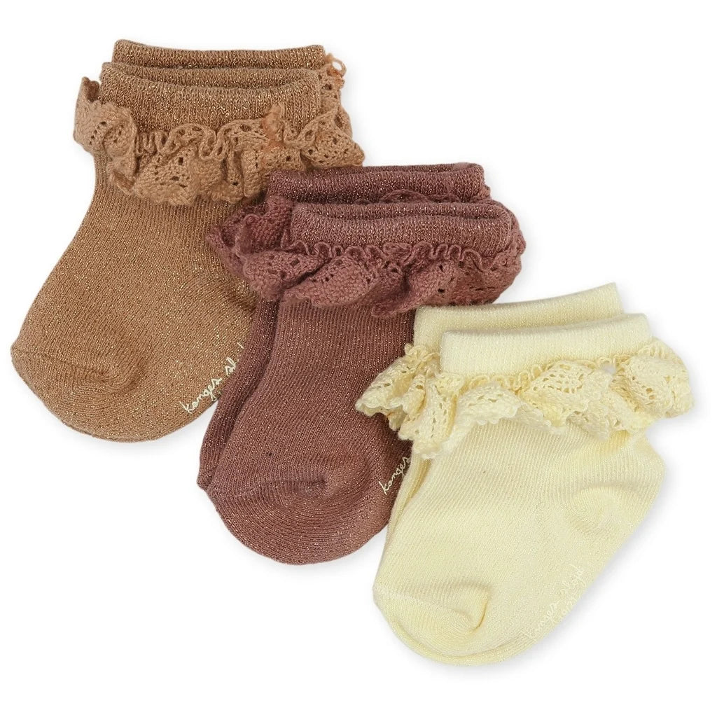 Konges Sløjd - Chaussettes à volants (lot de 3) – Image 6