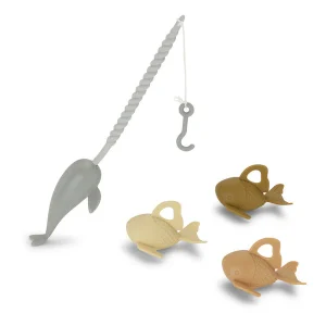 Konges Slojd - Jouets de bain attrape-moi si tu peux - Jeu de la canne à pêche