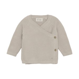 Huttelihut - Gilet tricoté avec enveloppement Peyote