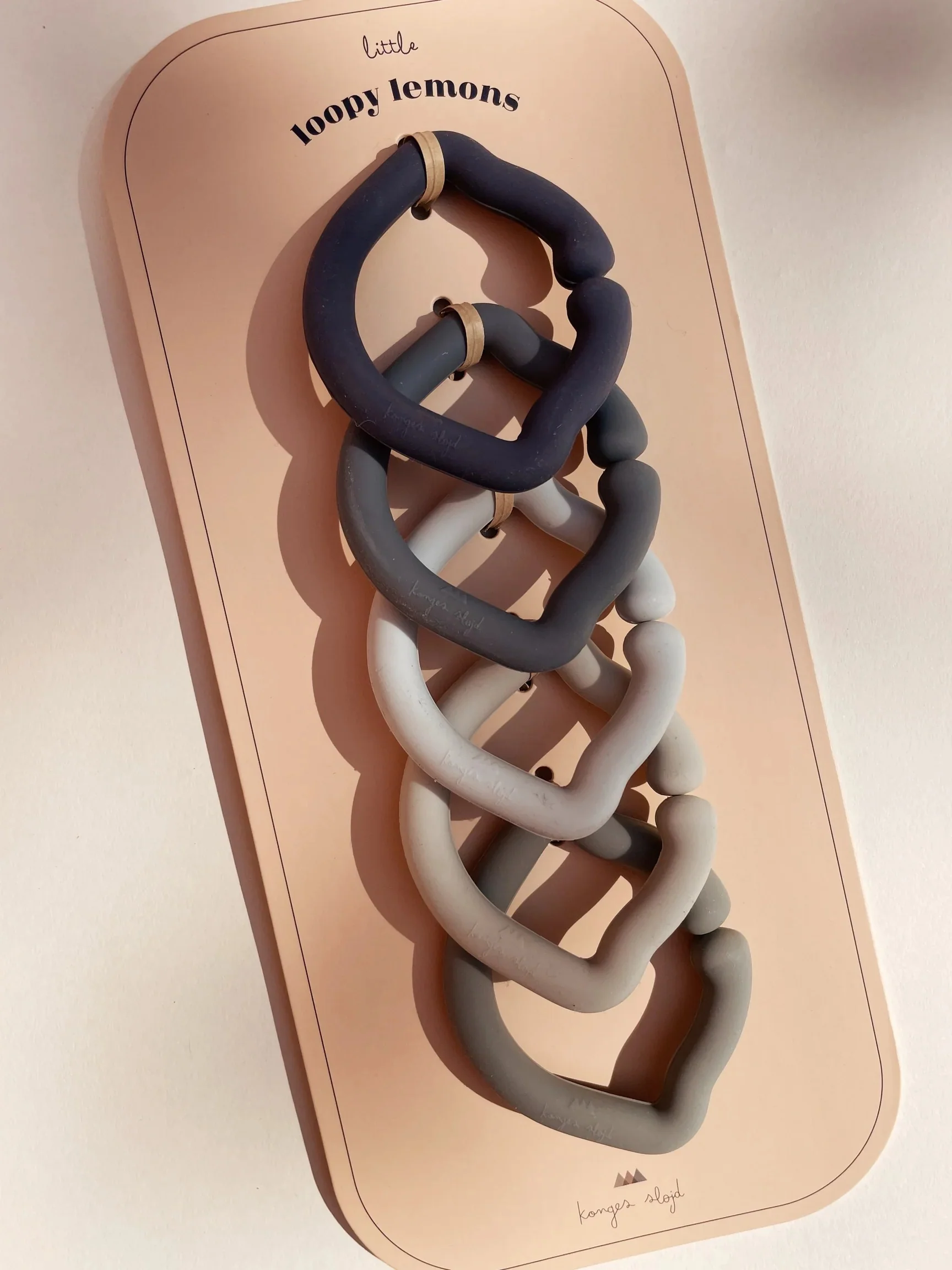 Konges Sløjd - Lot de 5 citrons imbriqués - Anneaux à bascule – Image 3