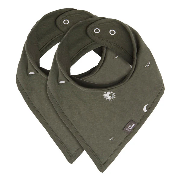 Jollein - Stargaze Biscuit - Lot de 2 bavoirs bandana – Image 7