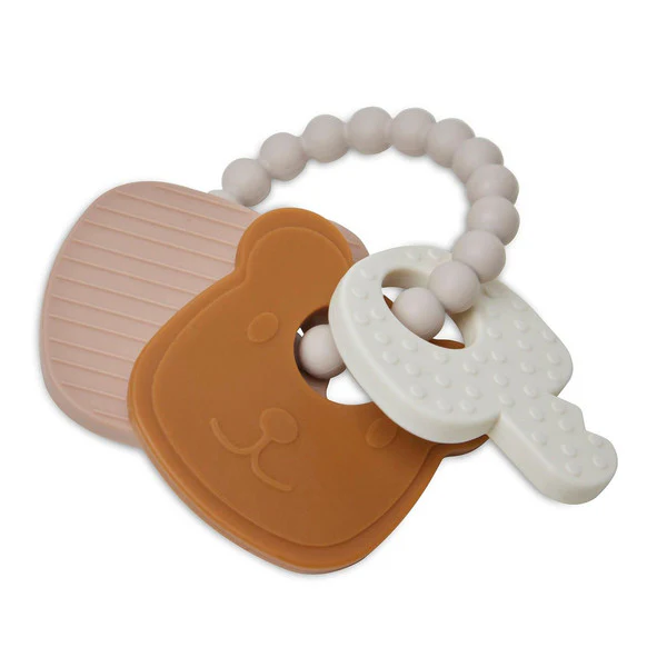 Jollein - Anneau de dentition Ourson en silicone – Image 3