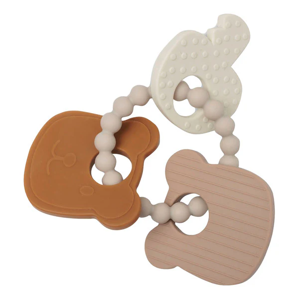 Jollein - Anneau de dentition Ourson en silicone – Image 2