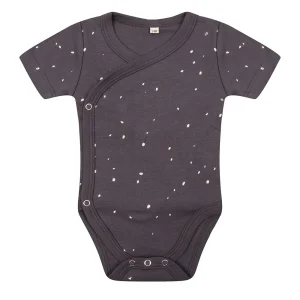 Little Indians Newborn Baby romper short-sleeved | Dots Pavement