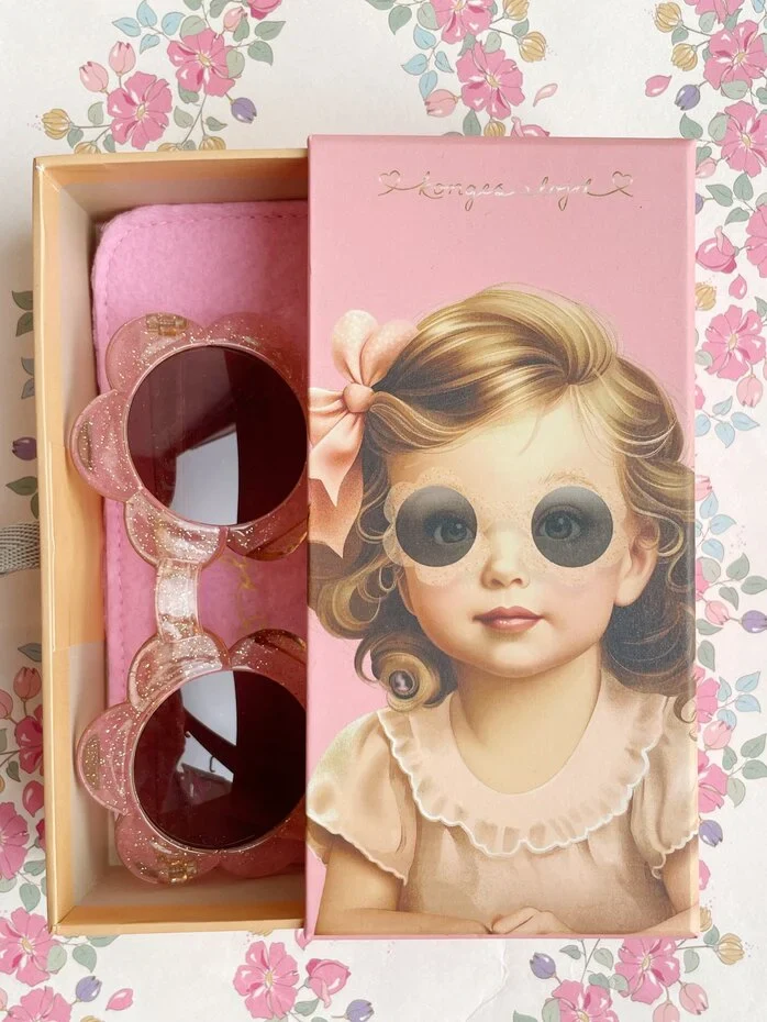 Konges Slojd - Lunettes de soleil - Baby Flower - Glitter Mist - (1 - 4 ans) – Image 4